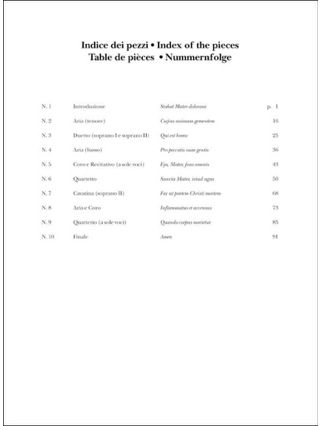 Stabat Mater - Choeur - ROSSINI - Partition - Chœur